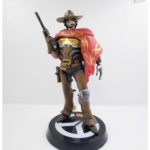 OW Action-Figures-Anime Model Overwatch Hero McCERR PVC 33cm Game Model Toy