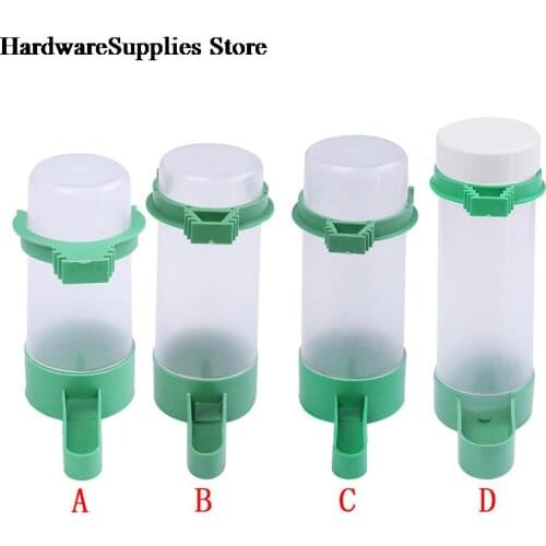 Automatic Bird Feeder Pet Cage Aviary Bird Parrot Budgie Water Bottle Drinker Food Container Waterer Clip Hanging Food Dispenser