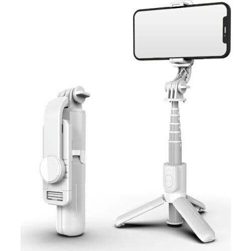 Bluetooth Selfie Stick One-piece Mini Portable Aluminum Phone Selfie Stick Live Bracket