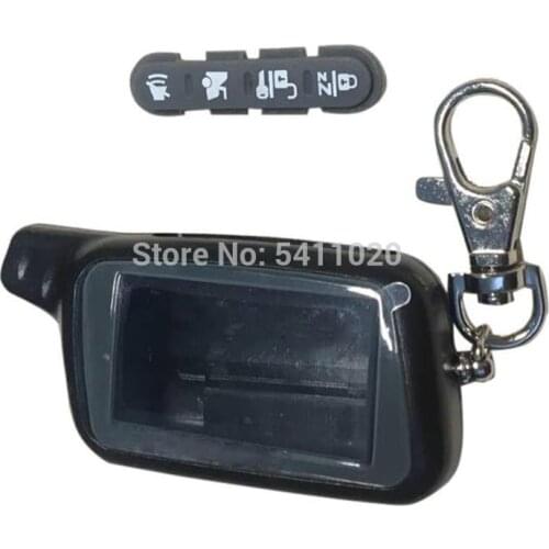 10 PCS/lot X5 Case Keychain Body Cover For 10PCS Russian 2 way Car Alarm TOMAHAWK X5 X3 LCD Remote Control Key Fob Chain Trinket