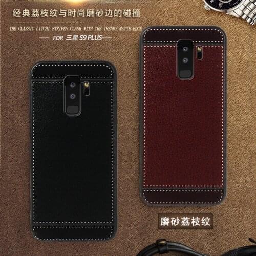 For Samsung S9 Plus Case G965F 6.2 Inch Black Red Blue Pink Brown 5 Style Phone Soft TPU Samsung Galaxy S9 Plus Cover