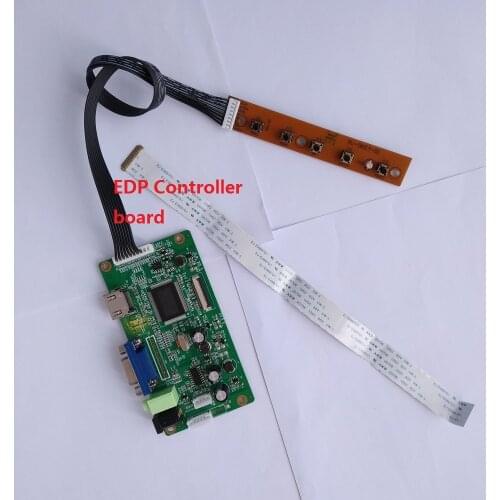 For N156BGN-E31 Controller board EDP LCD DIY LED EDP KIT VGA monitor DRIVER 1366X768 40Pin SCREEN display 15.6"