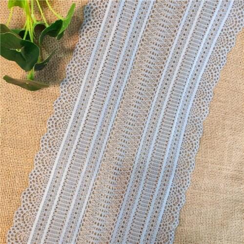 E3257 wide 19 cm grey elastic underwear lace trim sewing DIY applique lace underwear bra fabric accessories