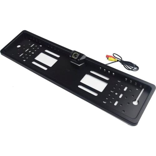 European License Plate Frame Rear View Camera Auto Car Reverse Backup Parking Night Vision