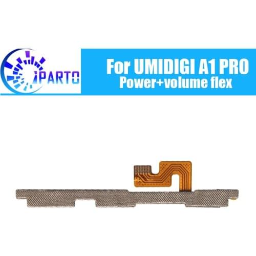UMIDIGI A1 PRO Side Button Flex Cable 100% Original Power + Volume button Flex Cable repair parts for UMIDIGI A1 PRO