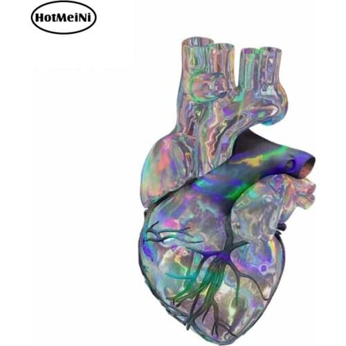 HotMeiNi 13cm x 7.8cm for Trippy Heart Motorcycle Car Bumper Window Stickers Waterproof Anime Custom Printing Vehicle Decal