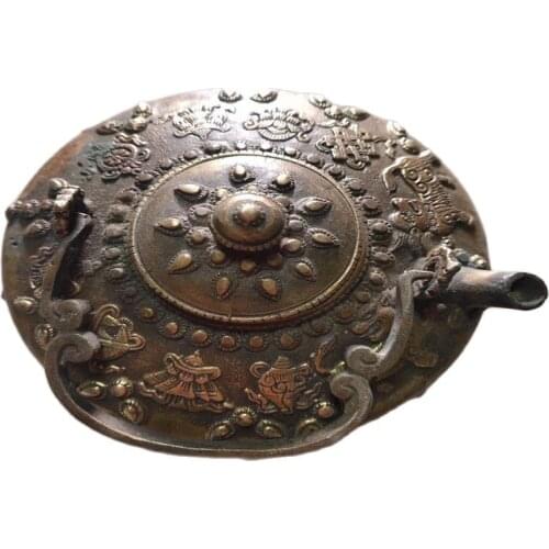 Collection of Chinese Antique Handmade (copper wine pot) decorations