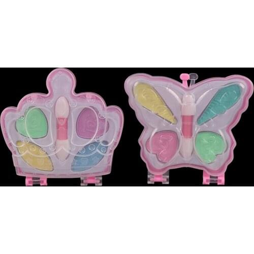 Girls Cosmetics Toys Set Cosmetic Eyeshadow Lip Gloss Blushes Toy Model