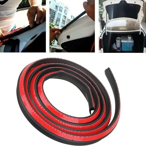 Molding Seal Strip 500cm EPDM Rubber Adhesive For Car Door Sound Dust Waterproof
