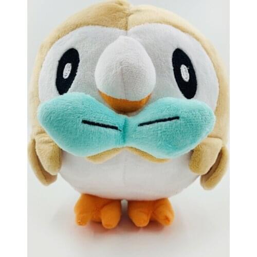 Pokemon 25cm Original Rowlet Plush Toy Stuffed Doll A Birthday Present for A Child