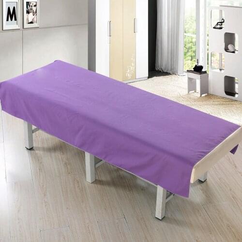 Professional Beauty Linen Massage Table Cover Facial Bed Flat Sheet Waterproof Oil Proof Fit Most Cosmetic Beds 190x120cm