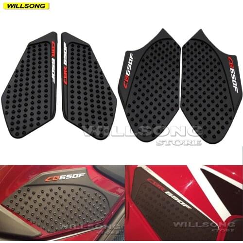 Anti Slip Sticker Tank Pad Side Knee Grip Protector For HONDA CB650F CBR650F 2014 2015 2016 2017 Year Motorcycle Accessories