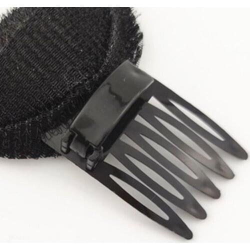 Sponge Comb Self Adhesive Multi-purpose Plastic Perfect Puff Hair Head Cushion for Hairdressing