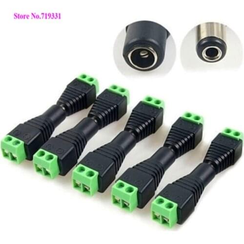 DC Power Jack Plug Adapter Connector 2.1x5.5mm for led strip light power supply