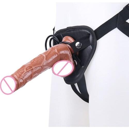 Strap On Realistic Dildo Pants For Woman Men Couples Strapon Dildo Panties For Lesbian Gay Adult game Sex Toy Sex Products