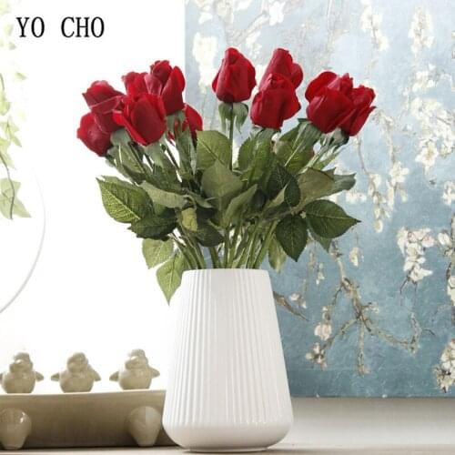 YO CHO Wedding Flowers Bridesmaid Bridal sister flower wedding bouquet valentines day gift hand bouquet wedding home decoration