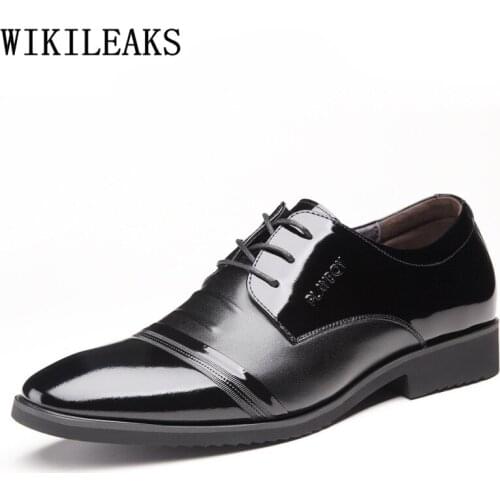 Oxford Shoes For Men Coiffeur Patent Leather Shoes For Men Luxur Brand Mens Formal Shoes Zapatos De Vestir Hombre Klasik Ayakkab