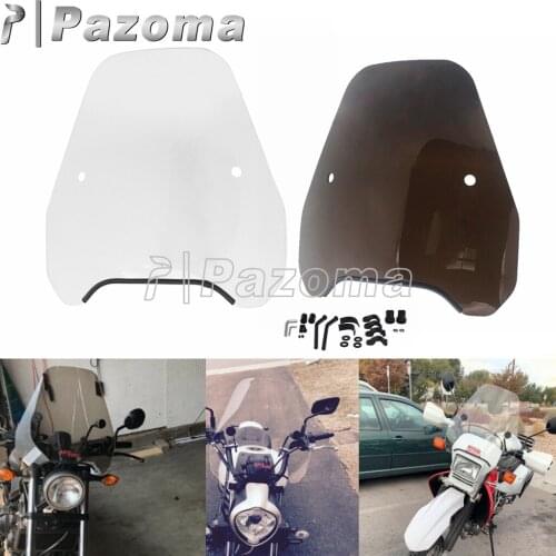 Motorcycle Windshield Windscreen Headlight Deflector Protector Cover Universal 7/8" 1" Handbars For Honda Kawasaki Yamaha SUZUKI