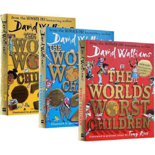 3 Books The WorldS Worst Children English Original Books David Williams' humorous novels