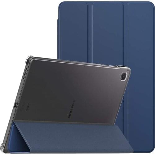 Tablet Case For Samsung Galaxy Tab S6 Lite 10.4 2020 SM-P610 SM-P615 Protective Stand Funda Flip Cover Transparent Back Shell