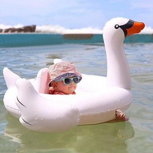 Baby Swimming Float baby Seat Float Inflatable Flamingo Swan Pool Float Baby Summer Water Fun Pool Toy Kids Swimming ring