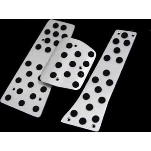 For Mazda CX-5 CX5 CX 5 08-16AT MT Fuel Brake Foot Rest MT pedals Plate Aluminium Accelerator Brake Pads Covers Sticker Styling