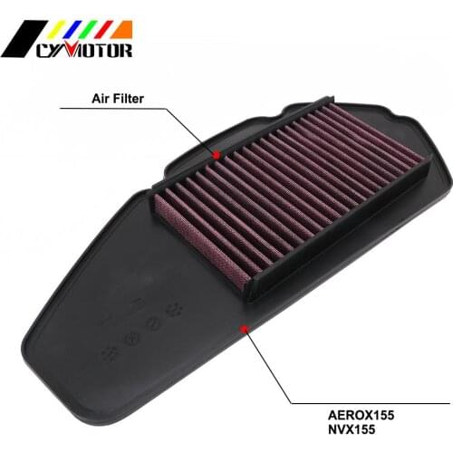 Motorcycle Dual Foam Layer Sponge Air Cleaner Filters For Yamaha AEROX155 NVX155 Accessories