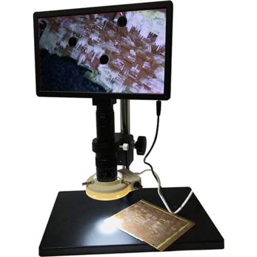 HDMI USB Industrial Electronic Digital 100x Video Microscope Camera Set Fo Phone PCB SMD CPU Soldering Watch Repair