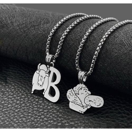 Fashion titanium steel necklace pendant retro mens pendant student titanium steel pendant hot sale