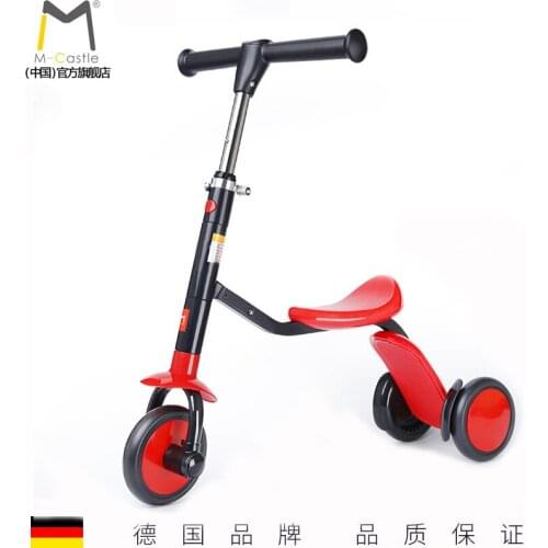 German Mukasso Childrens Skateboards Balancer Tricycle Tri-in-one Baby Skateboards Foreign Trade