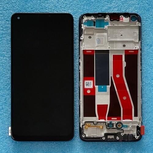6.43'' Original AMOLED For Oppo Reno5 Lite Reno5F LCD Display Screen Touch Panel Digitizer For Oppo Reno 5 Lite CPH2205 5F LCD