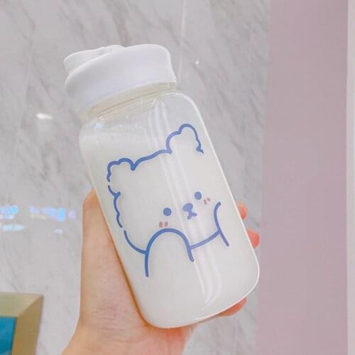 Simple Plastic Cup Outdoor Sports Portable Tea Water Cup Adult Student Large-capacity Water Bottle Kitchen Gadgets waterbottle