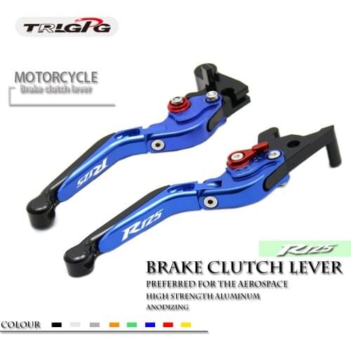 CNC Adjustable Foldable Motorbike Brakes Clutch Levers For Yamaha YZF R125 YZF-R125 YZF R 125 2008 2014 2012 2011 2010 2009 13