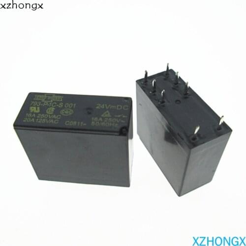 Relay 793-P-1C-S 001 24VDC 793-P-1C-S-001-24VDC 793P1CS001 24V 24VDC DC24V 16A 250VAC 8PIN