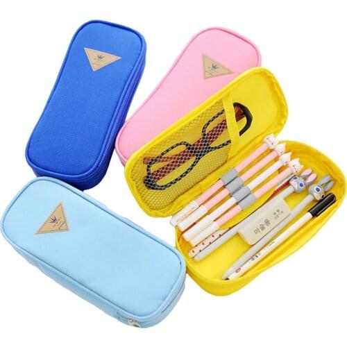 Pencil Bag Korea Creative Stationery Box Storage Multifunction Pencil Case Practical Large Capacity Pencil Bag for Kids