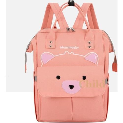Mommy Bag Shoulder Multifunctional Large Capacity Fashion Portable Mother and Baby Bag Mother Travel Baby Bottle Diaper Backpack