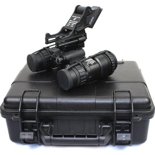 Hunting tactics AN/PVS-15 NVG night vision goggles dummy model and aluminum helmet holder (1 set)