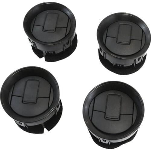 4PCS Air Vent For Ford F150 09-14 Dashboard Louvers Air Vent Louvre AC Heater Interior