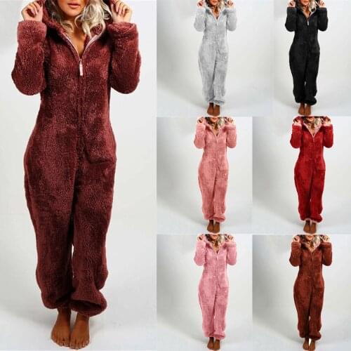Hot Sale Nightgown Women Kid Winter Sleepwear Long Sleeves Plus Plush Thick Plush Jumpsuit Hooded Homewear Pajamas Robes