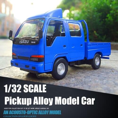 1:32 Suzuki Pickup Alloy Model Car Pull Back Sound Light Sound Vehicle Model Toys For Children Free Shipping