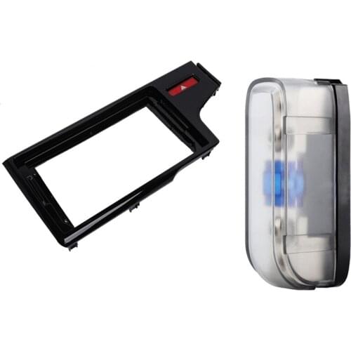 1 Pcs Car Stereo Fuse Holder, Auto Agu Audio Fuse Box & 1 Pcs Car Radio Fascia for 2014-2018 HONDA FIT Jazz Faceplate