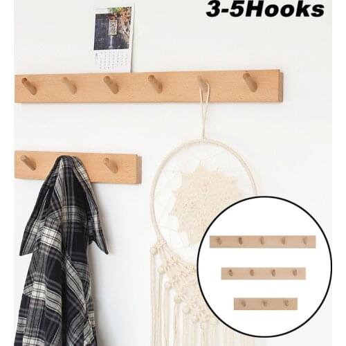 1Pc Nordic Wall-mounted Bathroom Robe Hooks Rack Bedroom Living Room Coat Towel Hanger Home Decor
