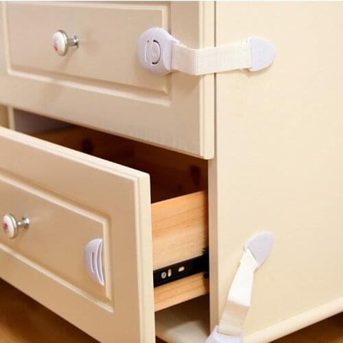 1pc Drawer Door Cabinet Cupboard Toilet Safety Locks Baby Kids Safety Care Plastic Locks Security Protector