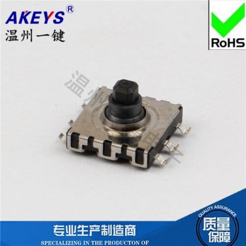 2 Pcs 10x10x5 multi-function six-foot patch switch High-quality five-way switch mobile phone navigation LY-A07-03