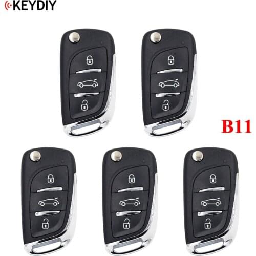 5PCS/LOT, Original Universal KEYDIY B11 Remote Control B-Series DS Style for KD-X2 KD900 URG200MINIKD+ 3 Buttons