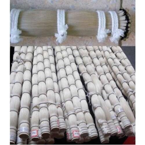 500g 82-85cm violin bow horse hair white mongol