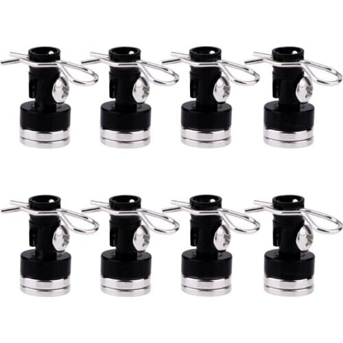 8pcs Metal Magnetic Invisible Body Post Mount RC Car Shell Column