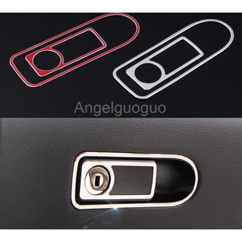 Car Glove storage Box Switch Sticker Frame Cover Trim for Fit For Mercedes Benz 2015-2017 C class W205 /GLC class X253