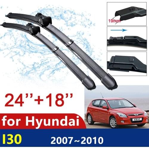 Car Wiper Blade for Hyundai I30 2007~2010 FD30 Front Windscreen Windshield Wipers Car Accessories Stickers 2008 2009