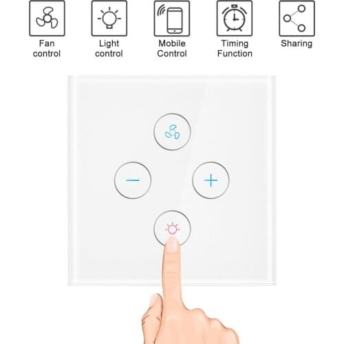 Wireless Touch Switch AC110-240V Wall Light Switch,EU Standard Wireless Smart Home Switch